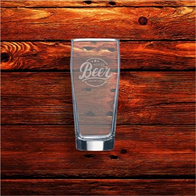 16oz. Willi Becher Beer Glass - HOT TOPS GRAPHICS-