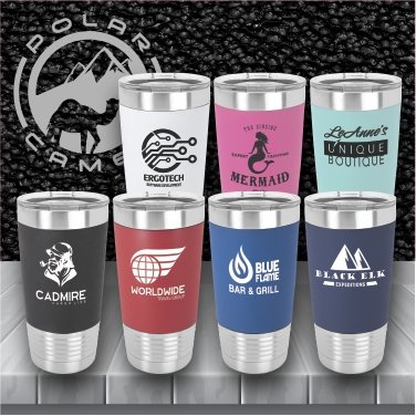 20oz. Silicone Grip Tumbler - HOT TOPS GRAPHICS-