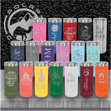 22 oz Polar Camel Skinny Tumbler