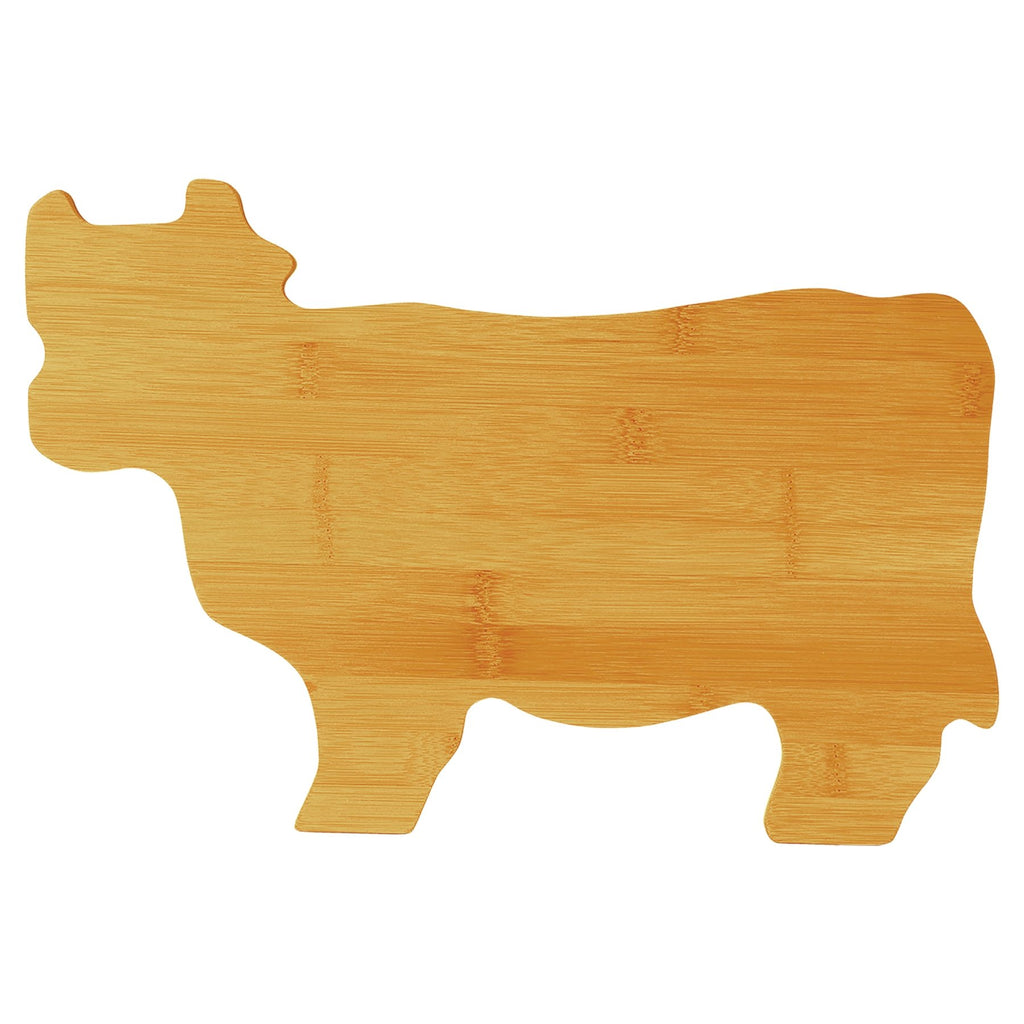 Bamboo Cow Shaped Cutting Board - HOT TOPS GRAPHICS-