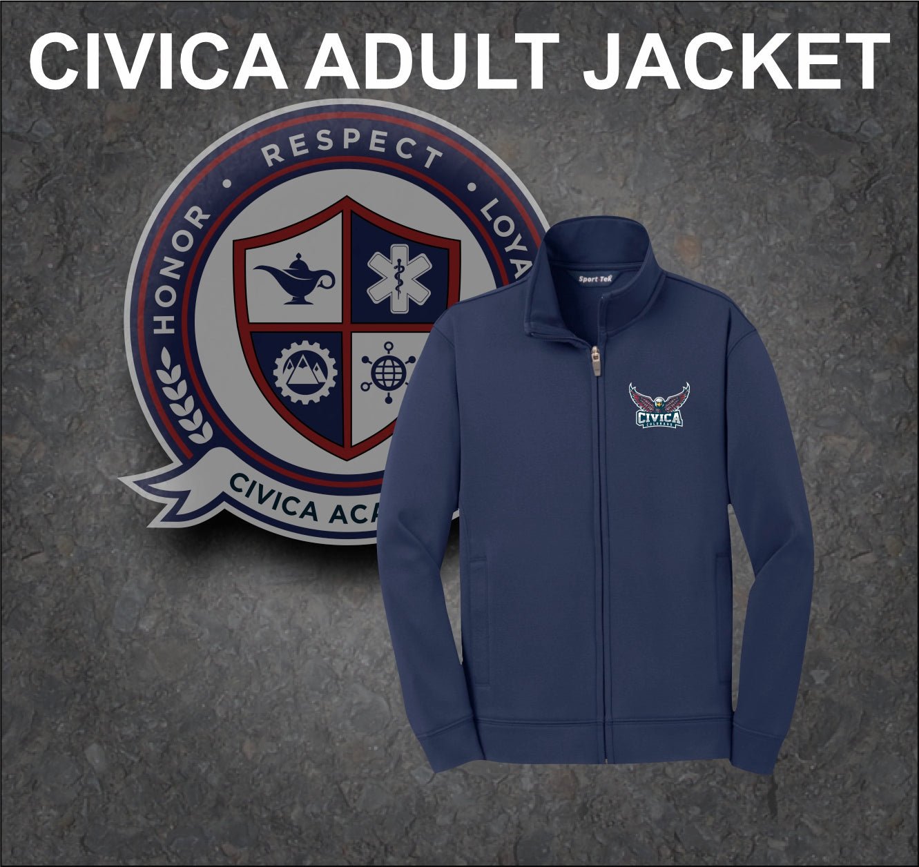 Performance Adult Zip-up Jackets
