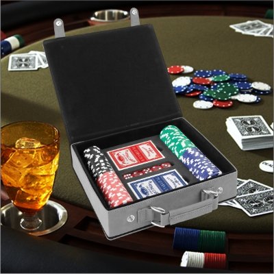 Poker Set - HOT TOPS GRAPHICS-Gray-Black
