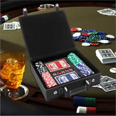 Poker Set - HOT TOPS GRAPHICS-Black-Silver
