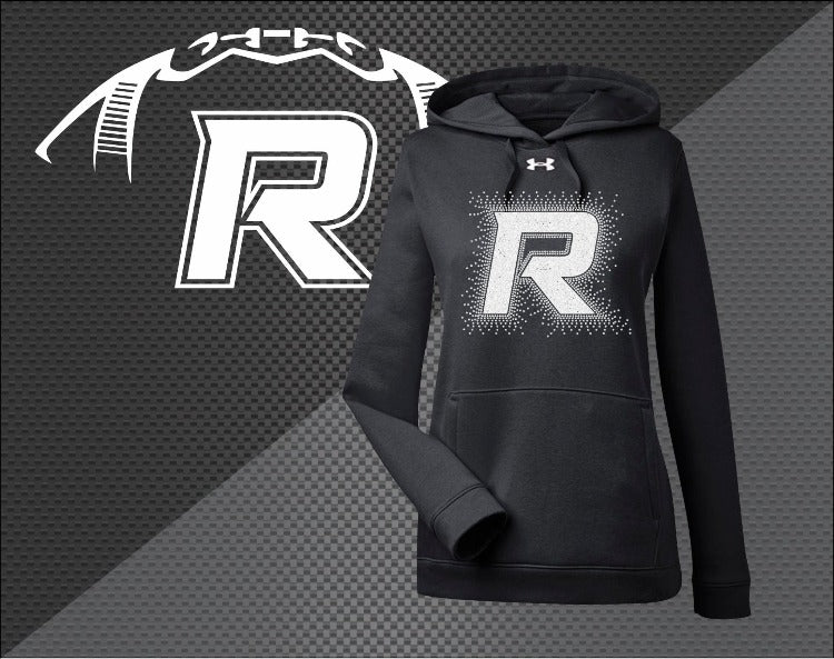Rider Bling Under Armour Hoodie - HOT TOPS GRAPHICS-Small