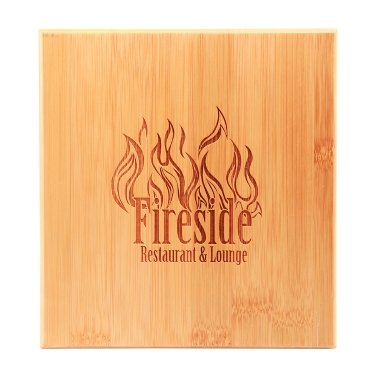 Stainless Steel Whiskey Stone Set in Bamboo Case - HOT TOPS GRAPHICS-Bamboo Whiskey Stone Set